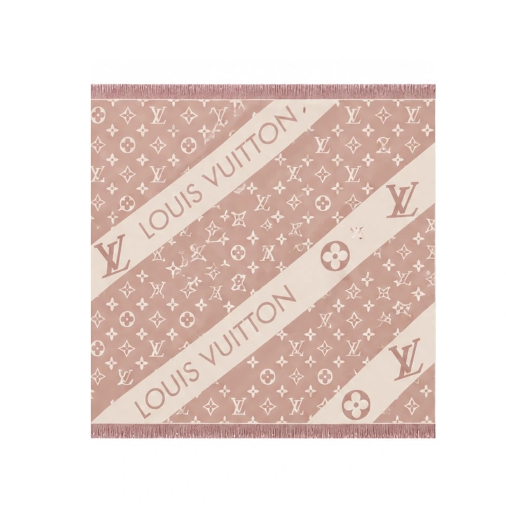 Louis Vuitton Monogram Pink Scarf