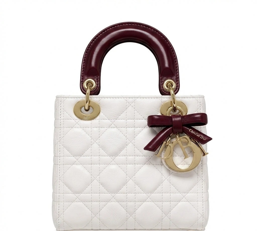 Dior Lady Dior White & Bag