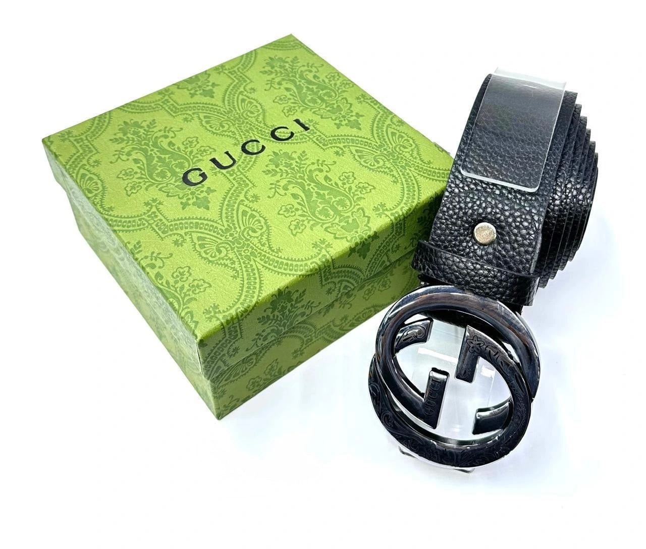 Gucci | Interlocking G Belt – Matte Black