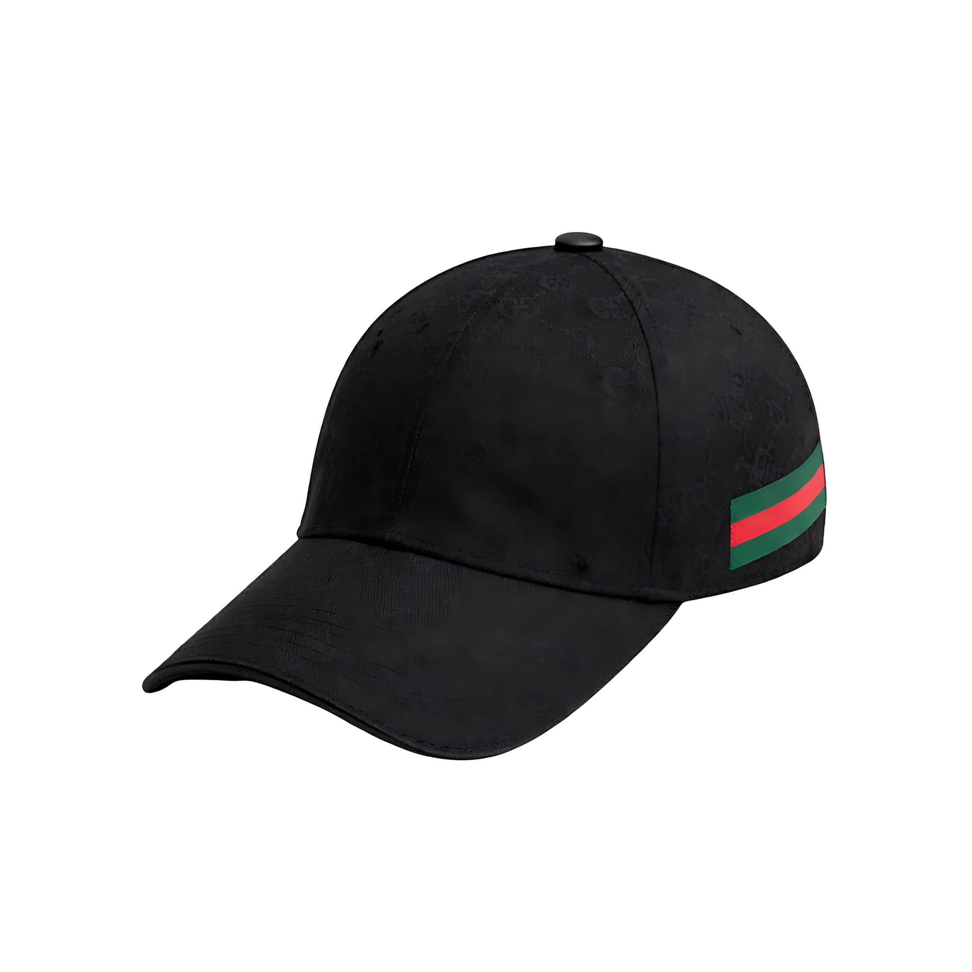 Gucci Stripe Canvas Black Cap