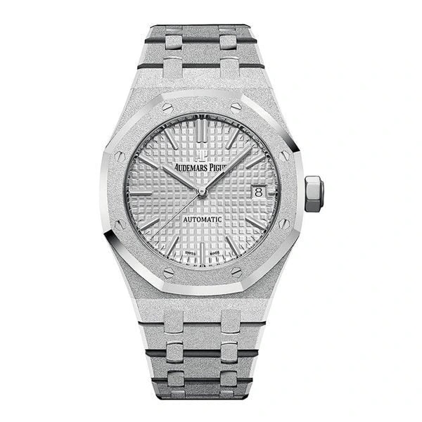 Audemars Piguet Royal Oak – Selfwinding Frosted White Gold Silver Dial