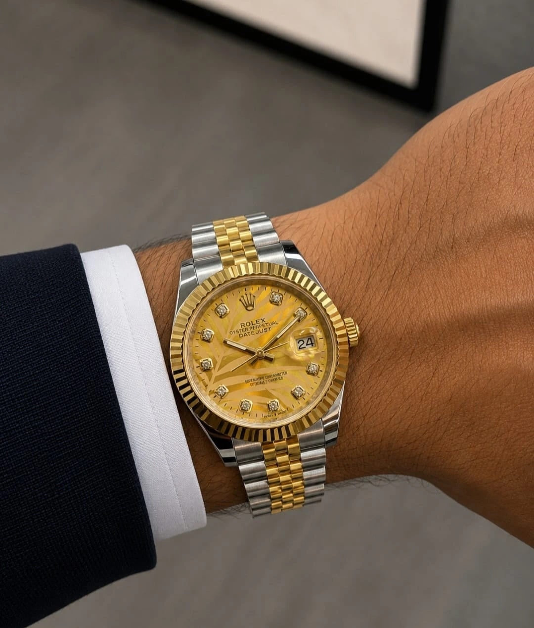 Rolex | Datejust 41 Dial with Stick Markers Watch