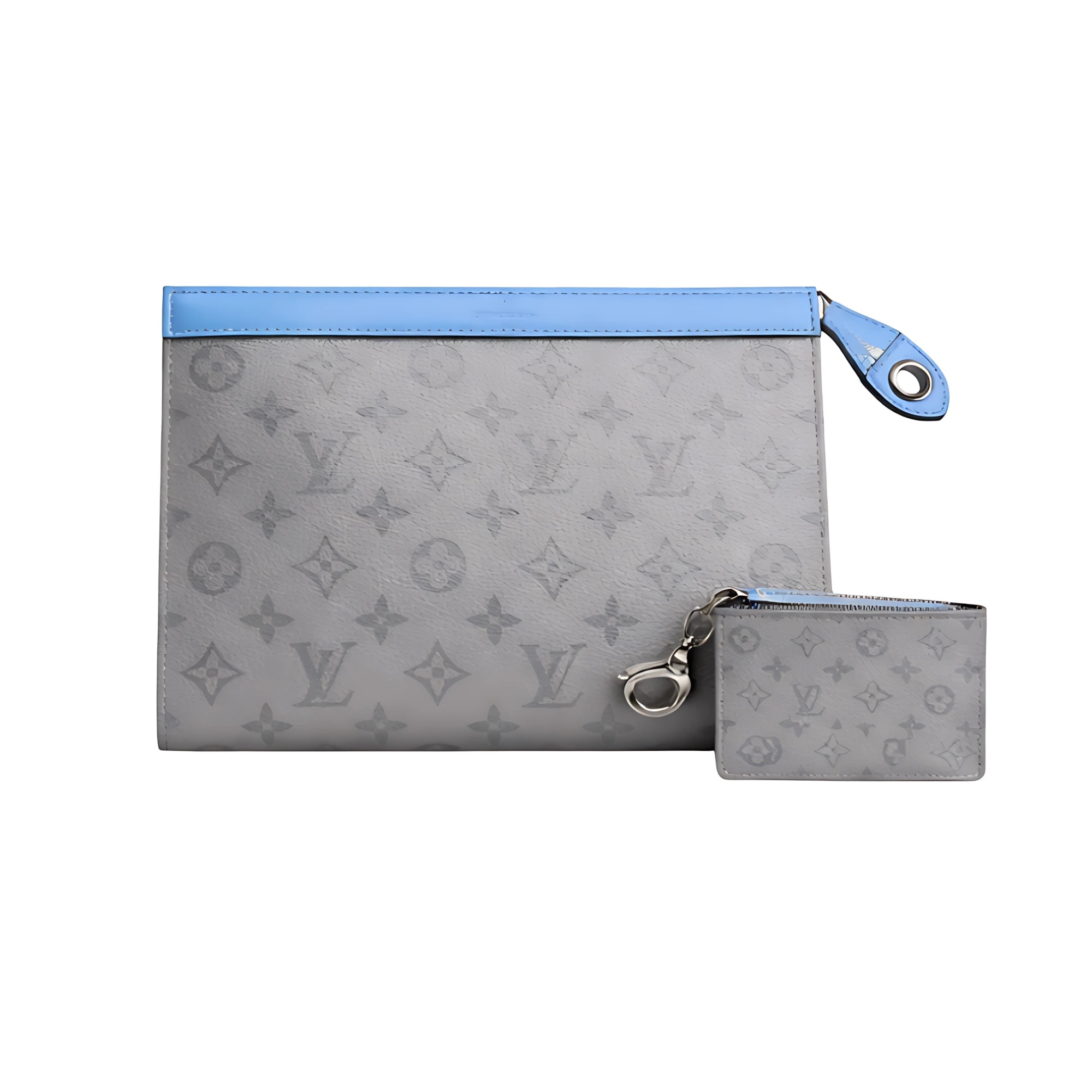 Louis Vuitton Blue Grey LV Pouch