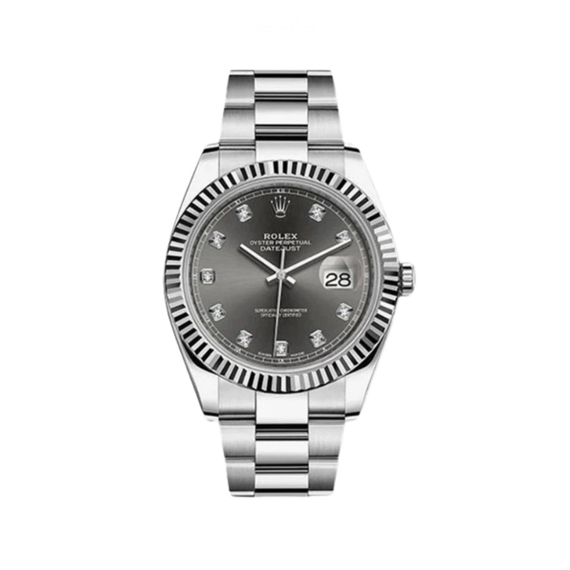 Rolex Datejust – Dark Rhodium Diamond Dial
