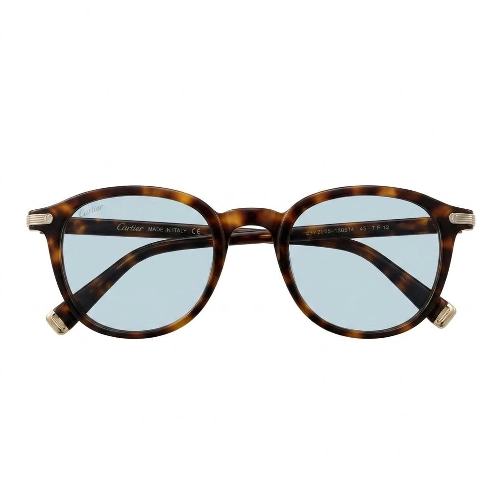 Cartier Sunglasses Tortoiseshell Acetate – Light Tinted