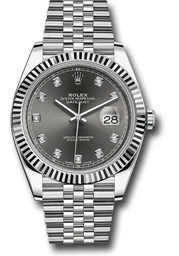 Rolex Datejust – Grey Dial Silver Steel