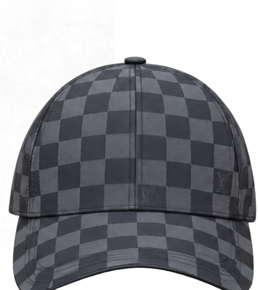 Louis Vuitton Cap | Black Grey Baseball