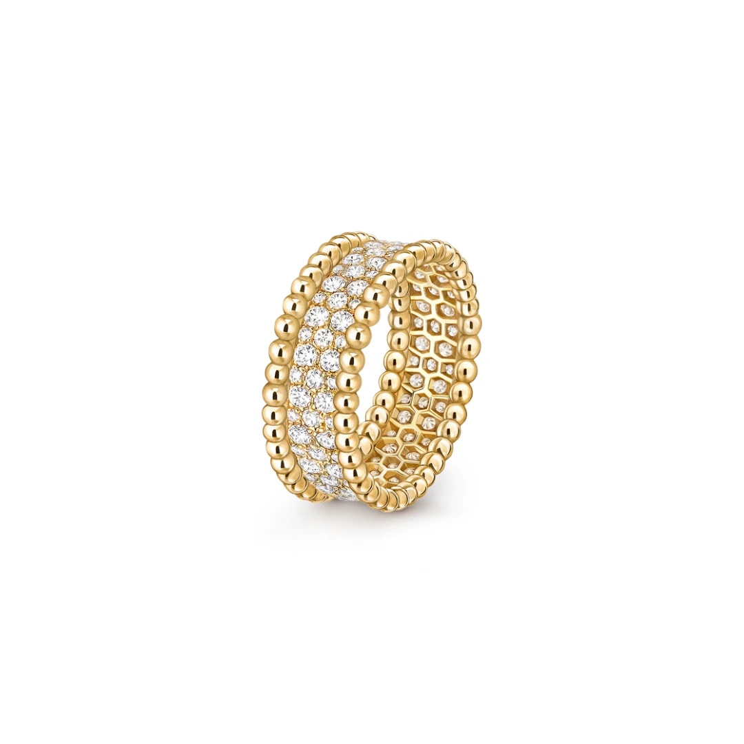 Van Cleef Perlée Diamonds Ring