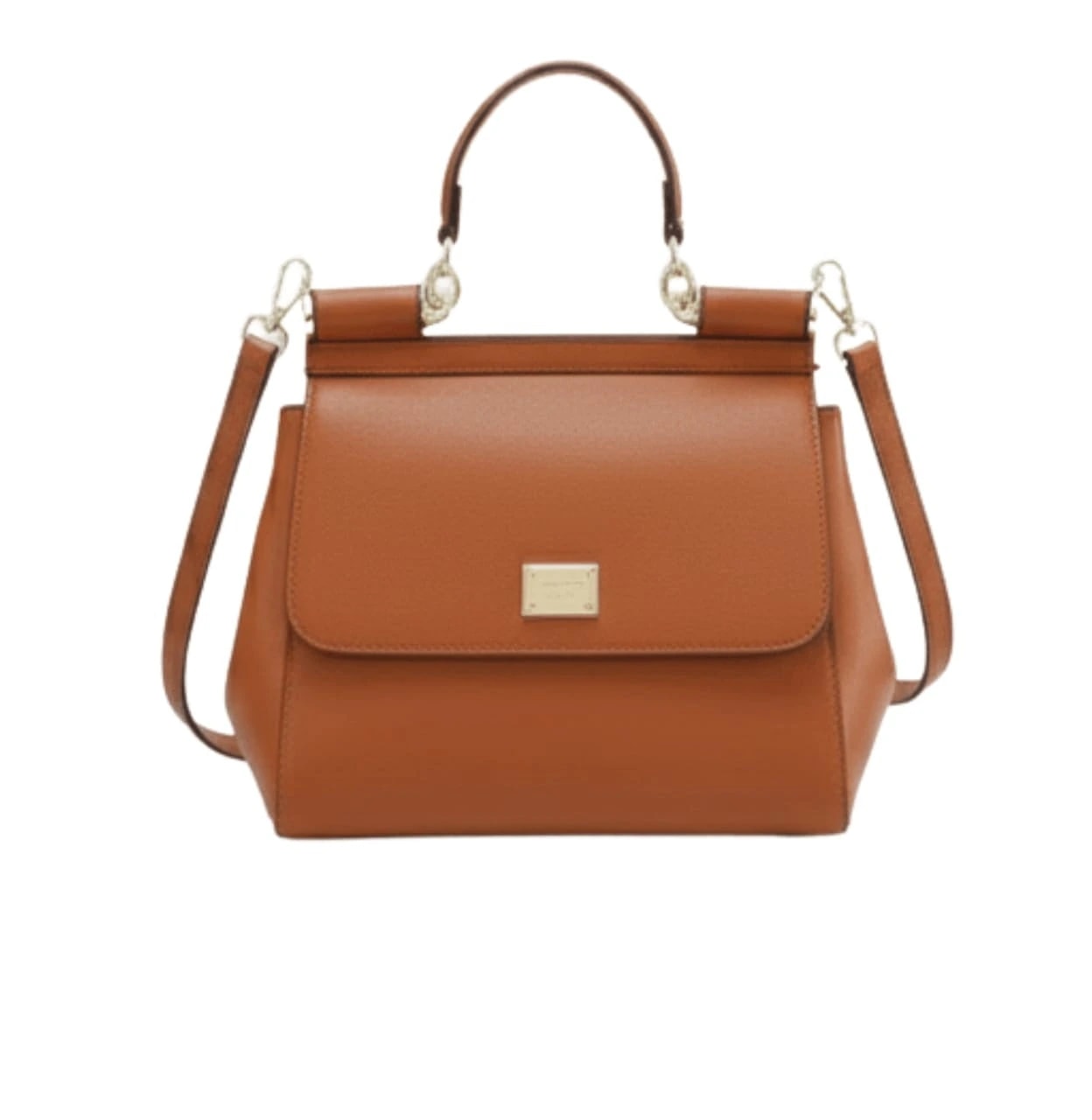 Dolce & Gabbana Miss Sicily Bag Brown Leather