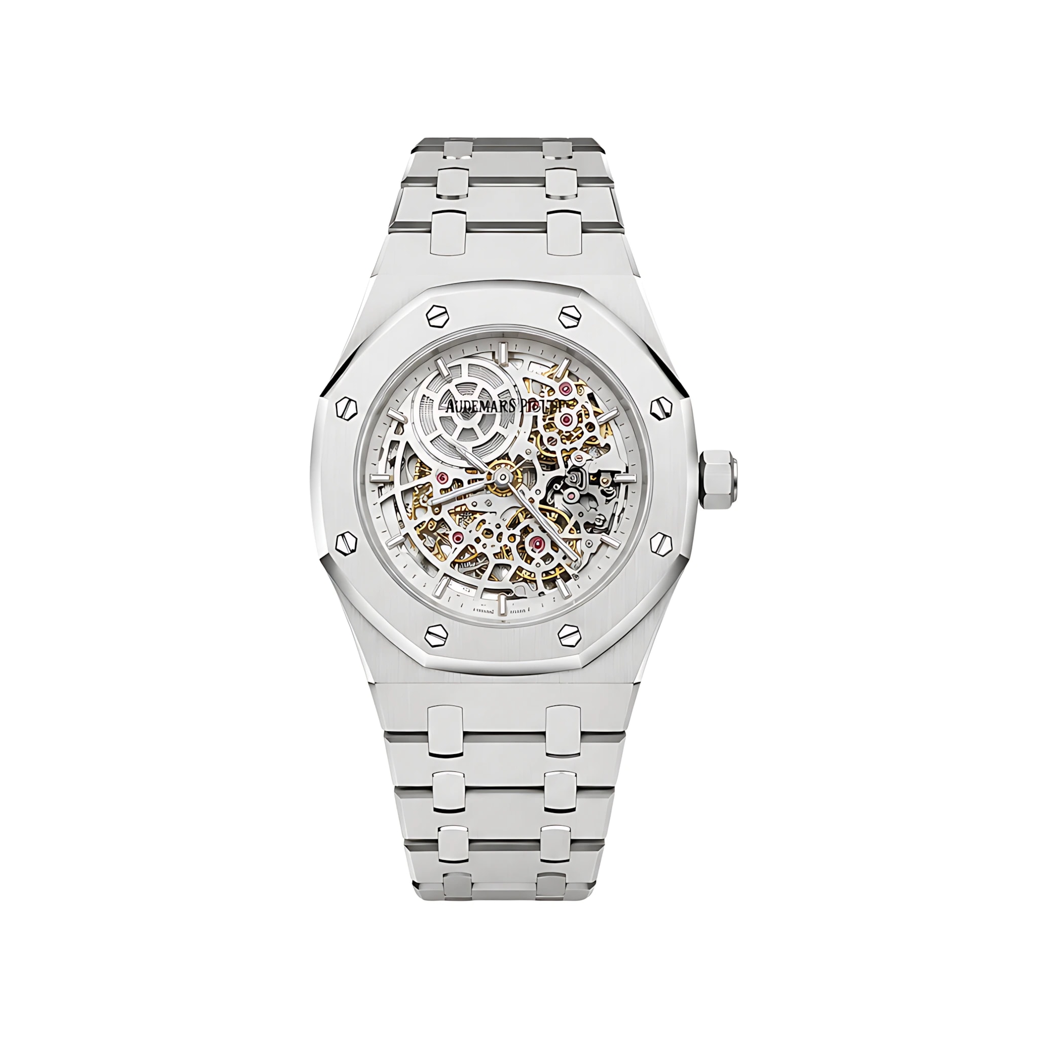 Audemars Piguet Watch | Royal Oak Double Balance Wheel Skeleton Silver