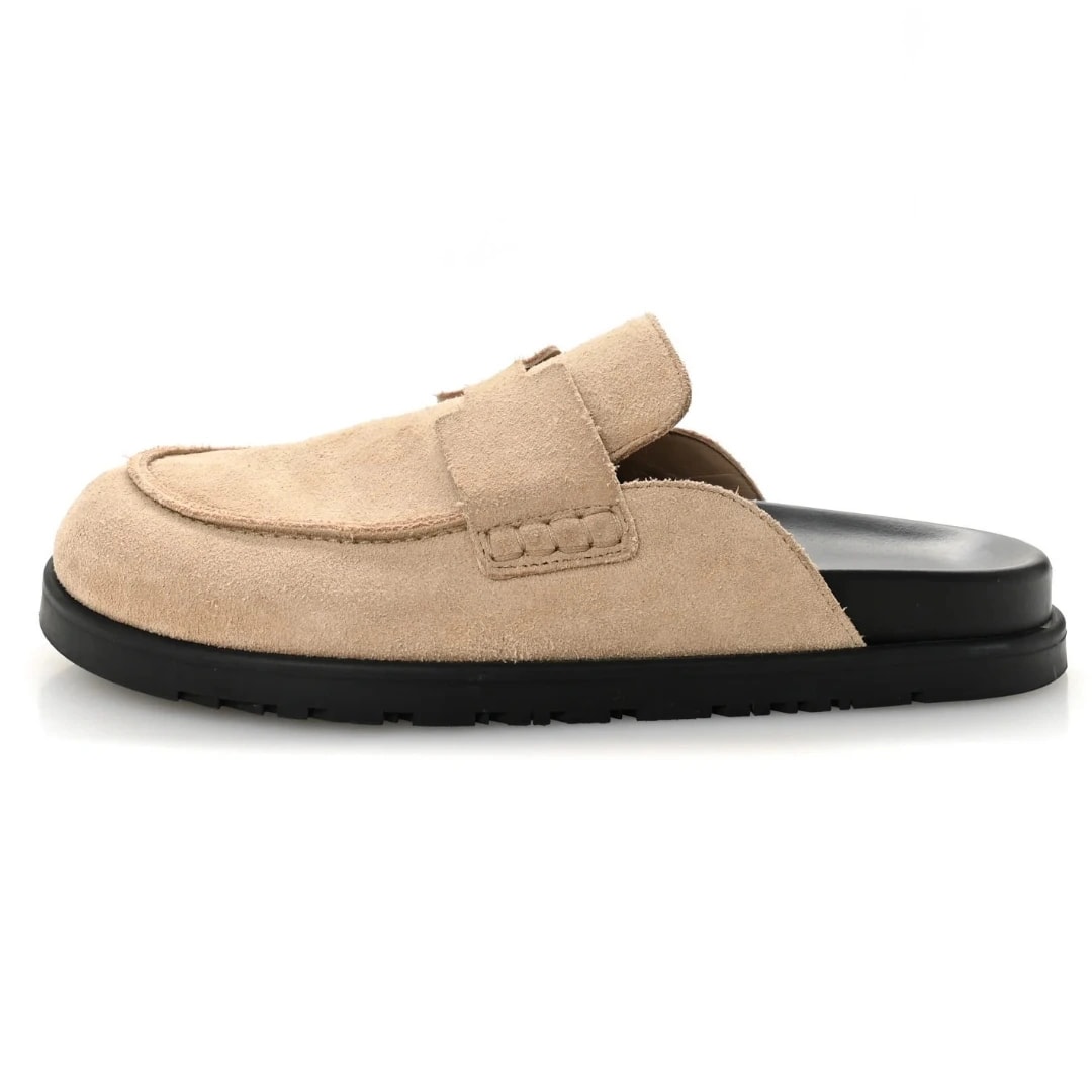 Hermès Footwear | Go Mules Suede Beige Argile