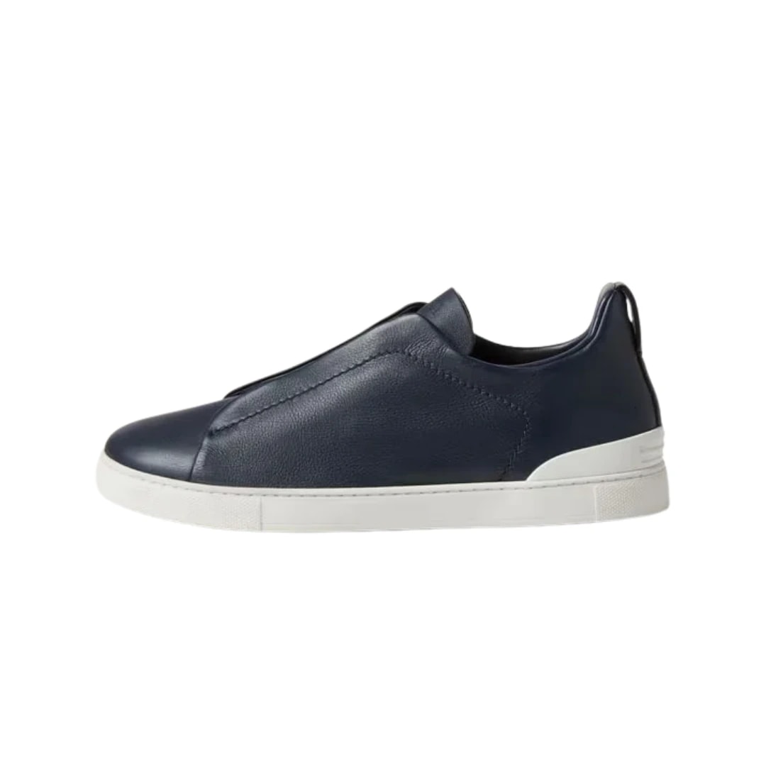 Zegna Sneakers | Triple Stitch Blue