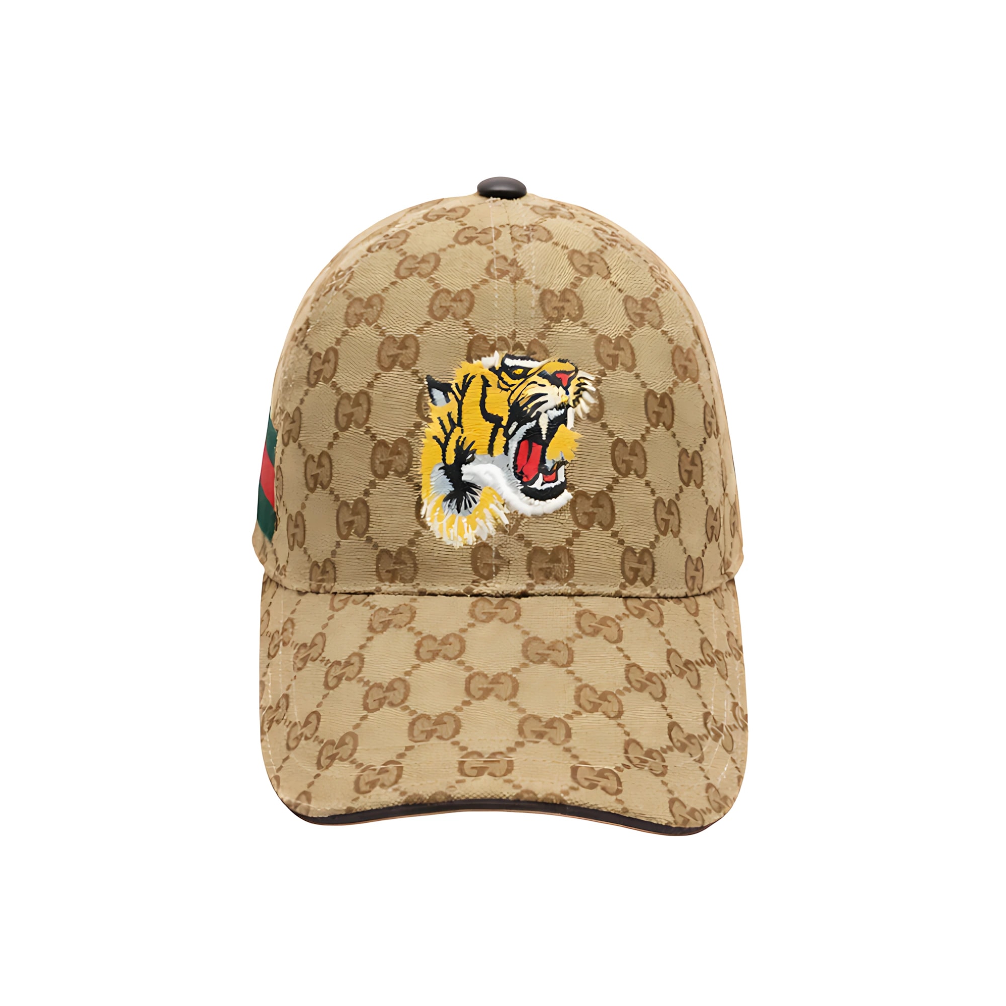 Gucci Tiger Gold Camel Cap