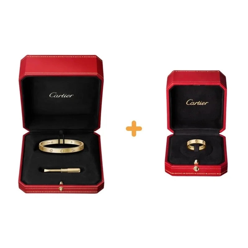 Cartier LOVE Set | Bracelet & Ring (ca71-ca75)