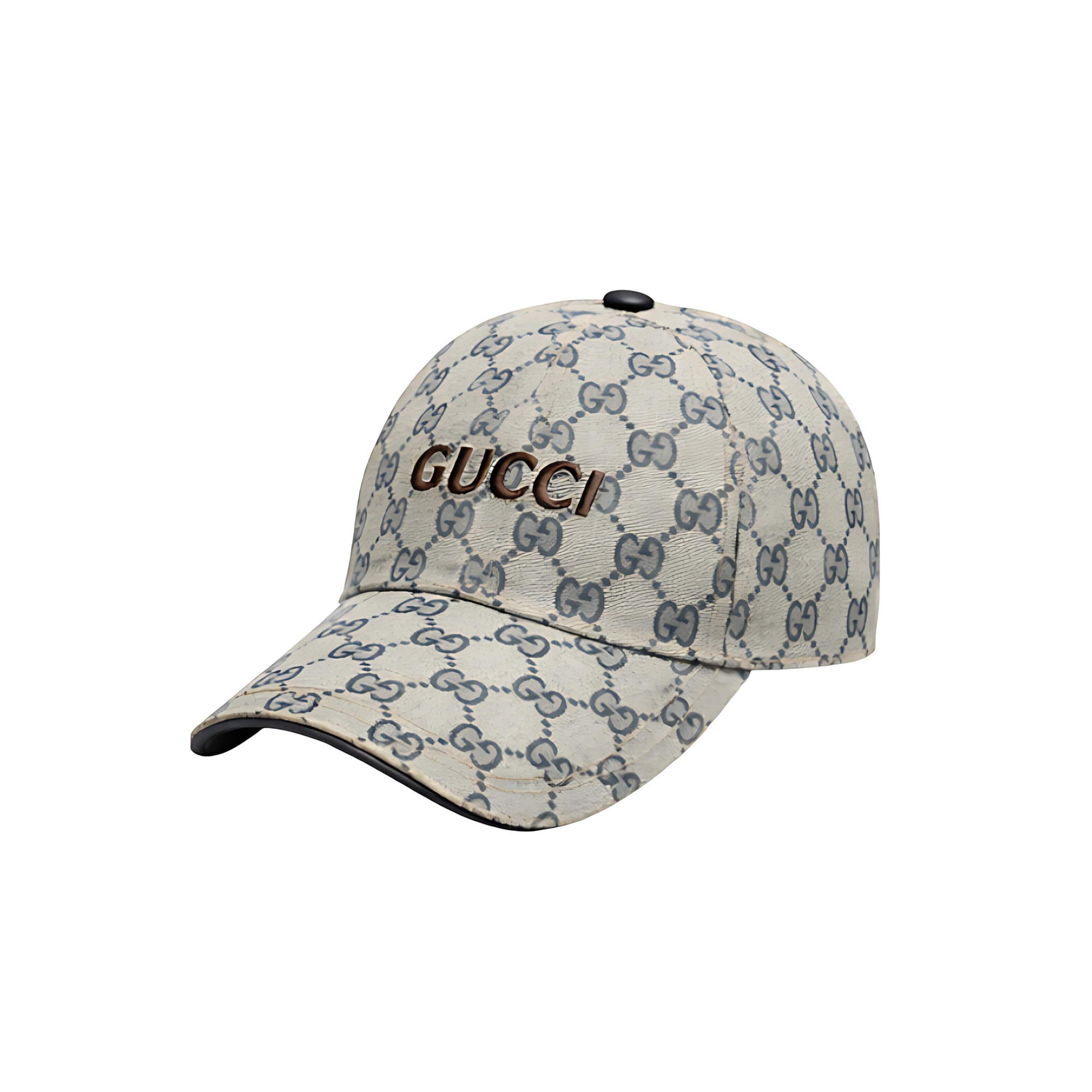 Gucci Canvas Logo Grey Cap