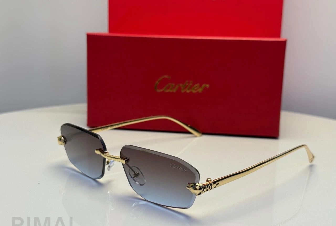 Cartier | Panthère de Cartier Rimless Sunglasses (GEN-70390F2A)