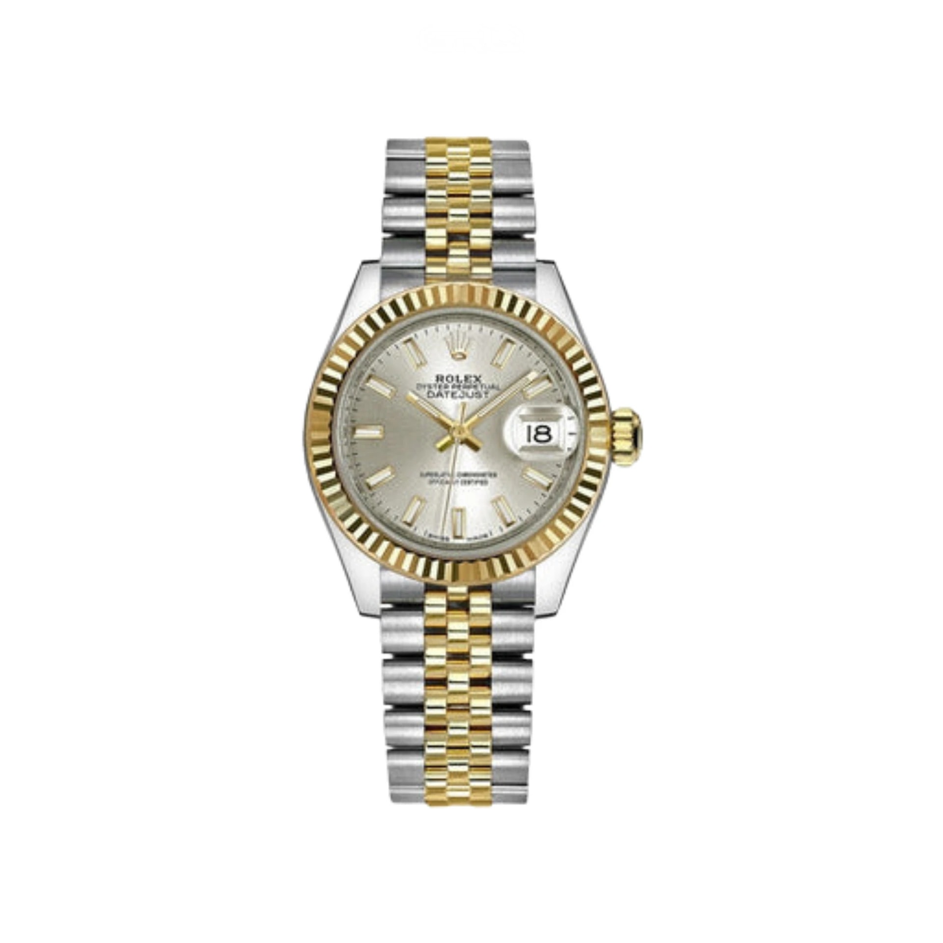 Rolex Datejust – 28 Silver Dial