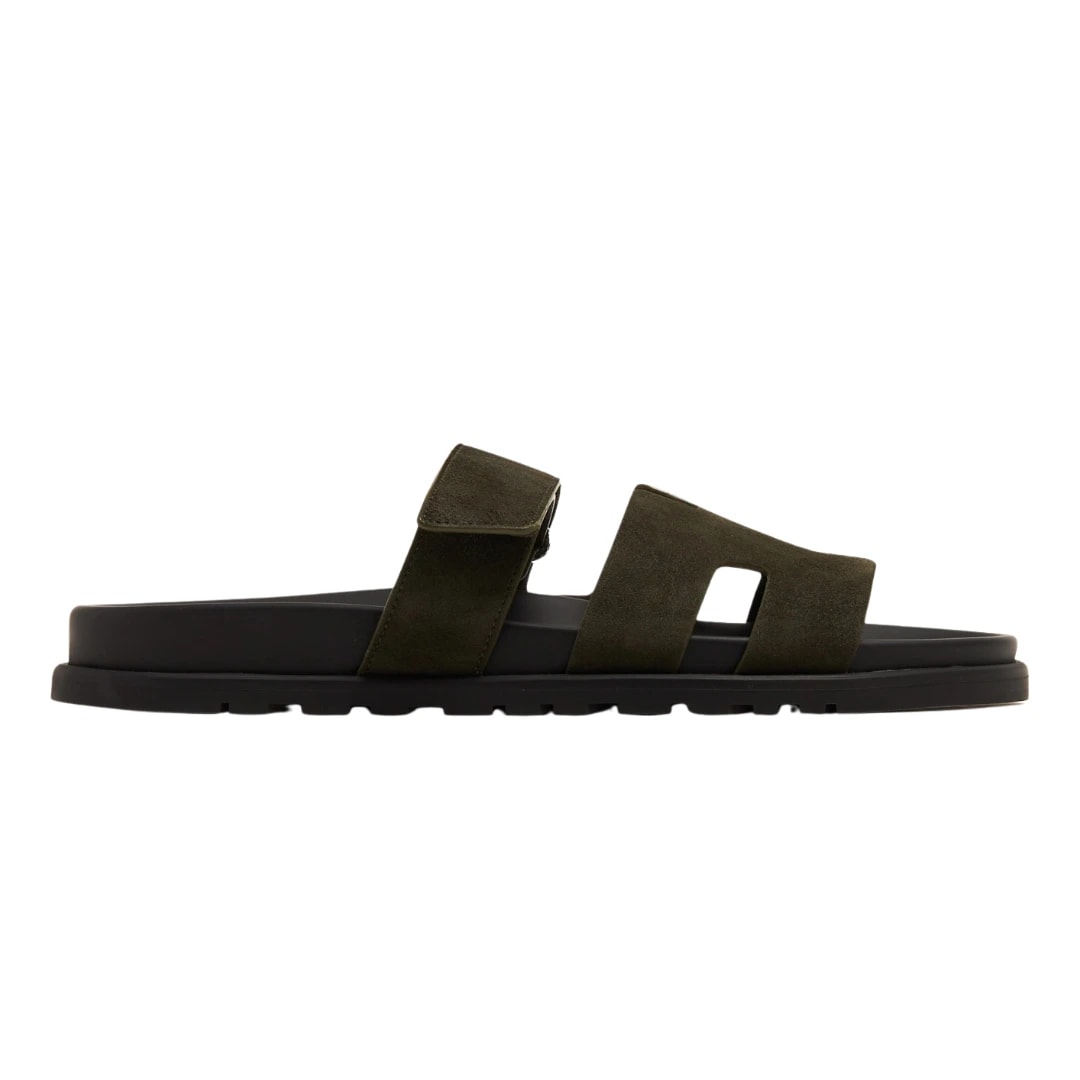 Hermès Footwear | Chypre Suede Olive Khaki