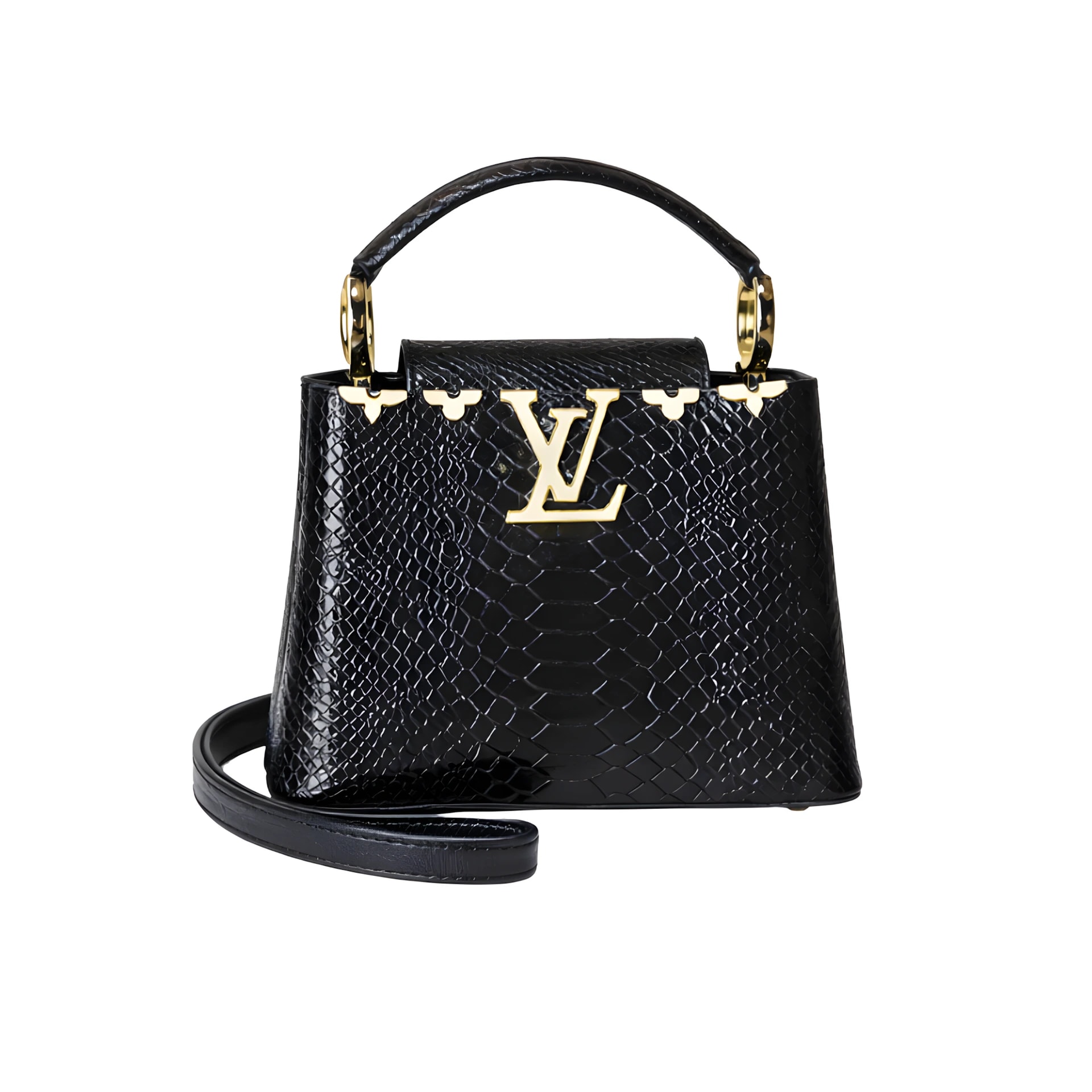 Louis Vuitton Capucines Black