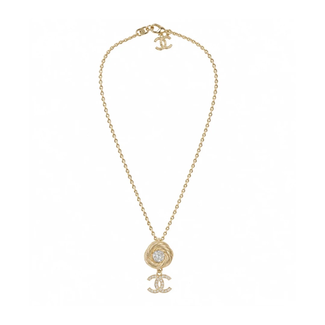 Chanel CC Twisted Pendant