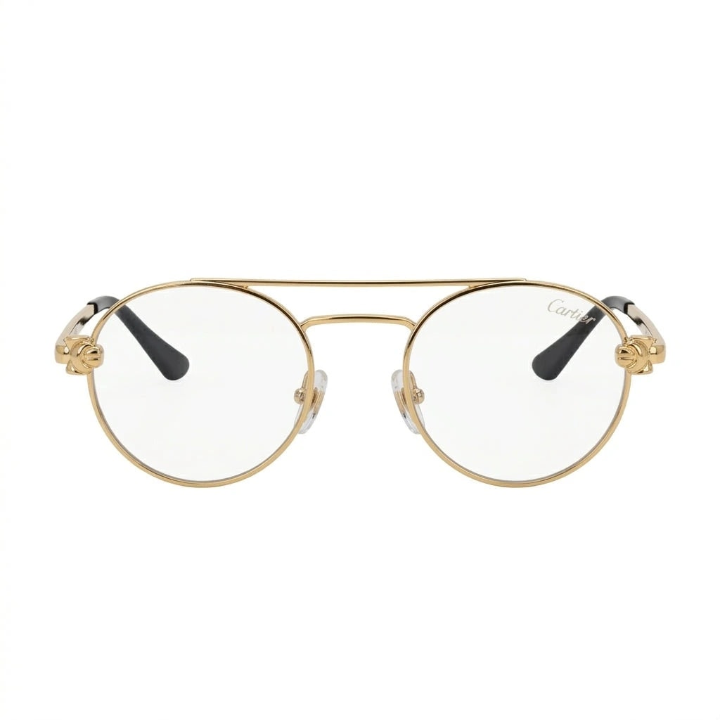 Cartier Sunglasses Round-Frame – Gold-Tone