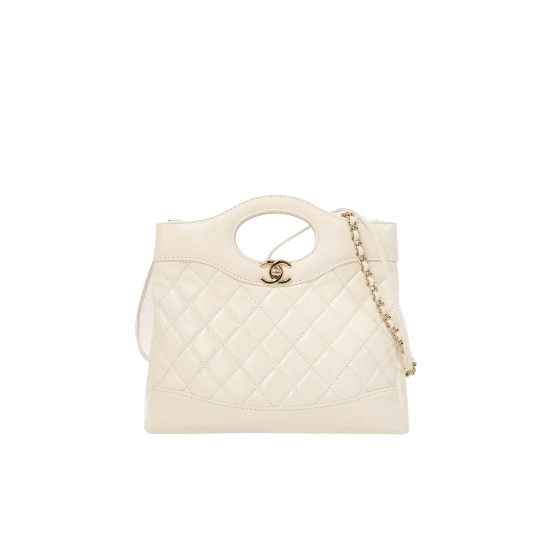 Chanel 31 White LambSkin Bag