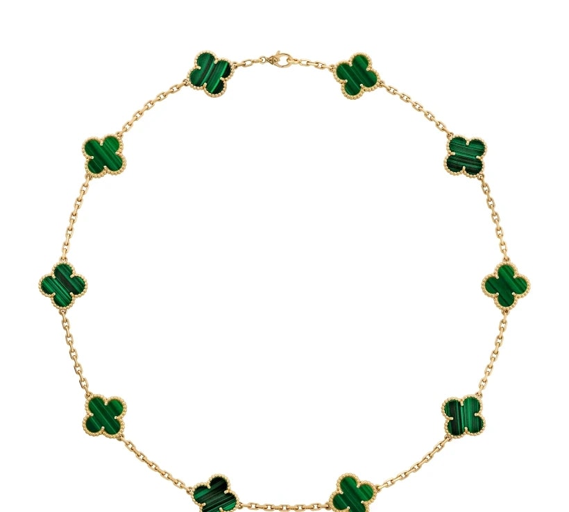 Van Cleef LOVE Necklace | Green 10 Motifs