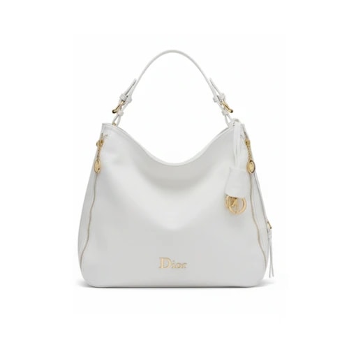 Dior Voyage Bag White Leather