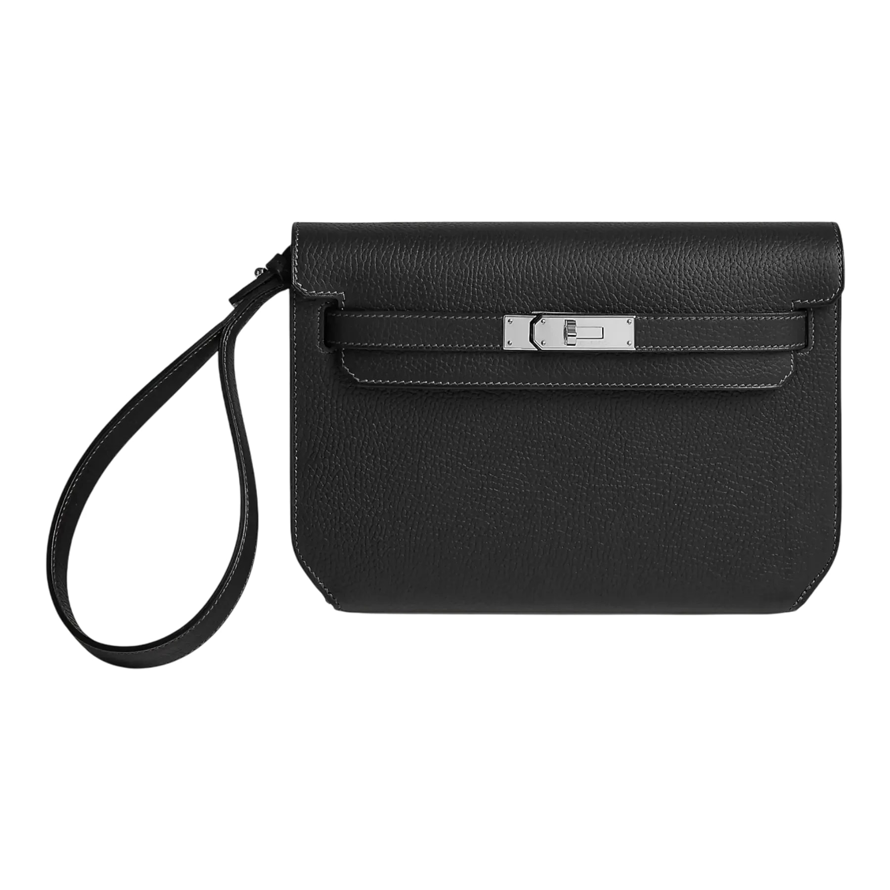 Hermès Depeche 25 Pouch – Noir