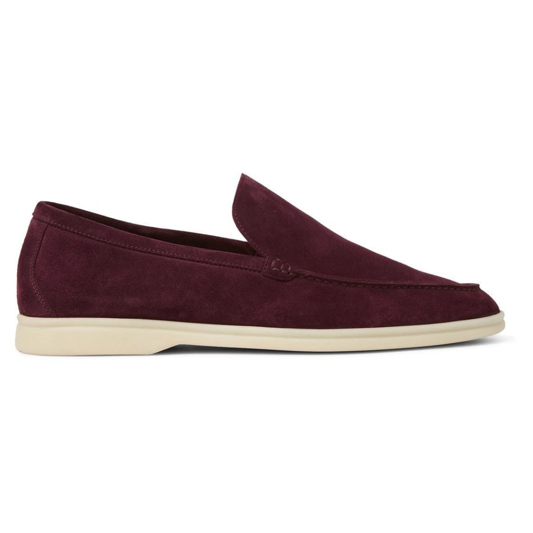 Loro Piana Summer Walk Suede Loafers (SH-LP-045-36)