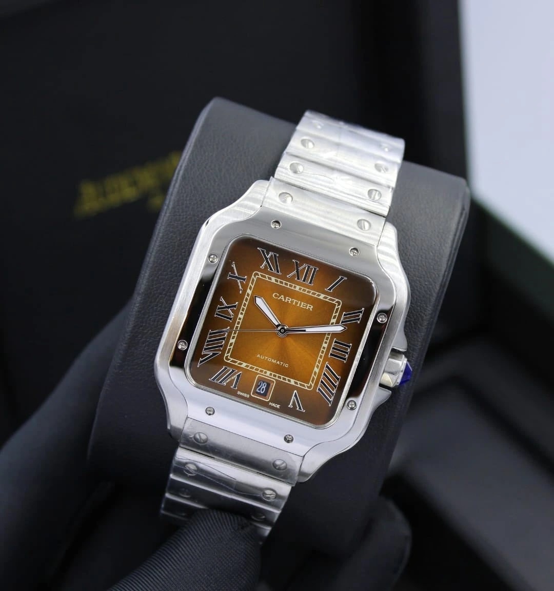 Cartier | Santos de Cartier Skeleton Steel Bridges Watch (GEN-D8CC2F2C)