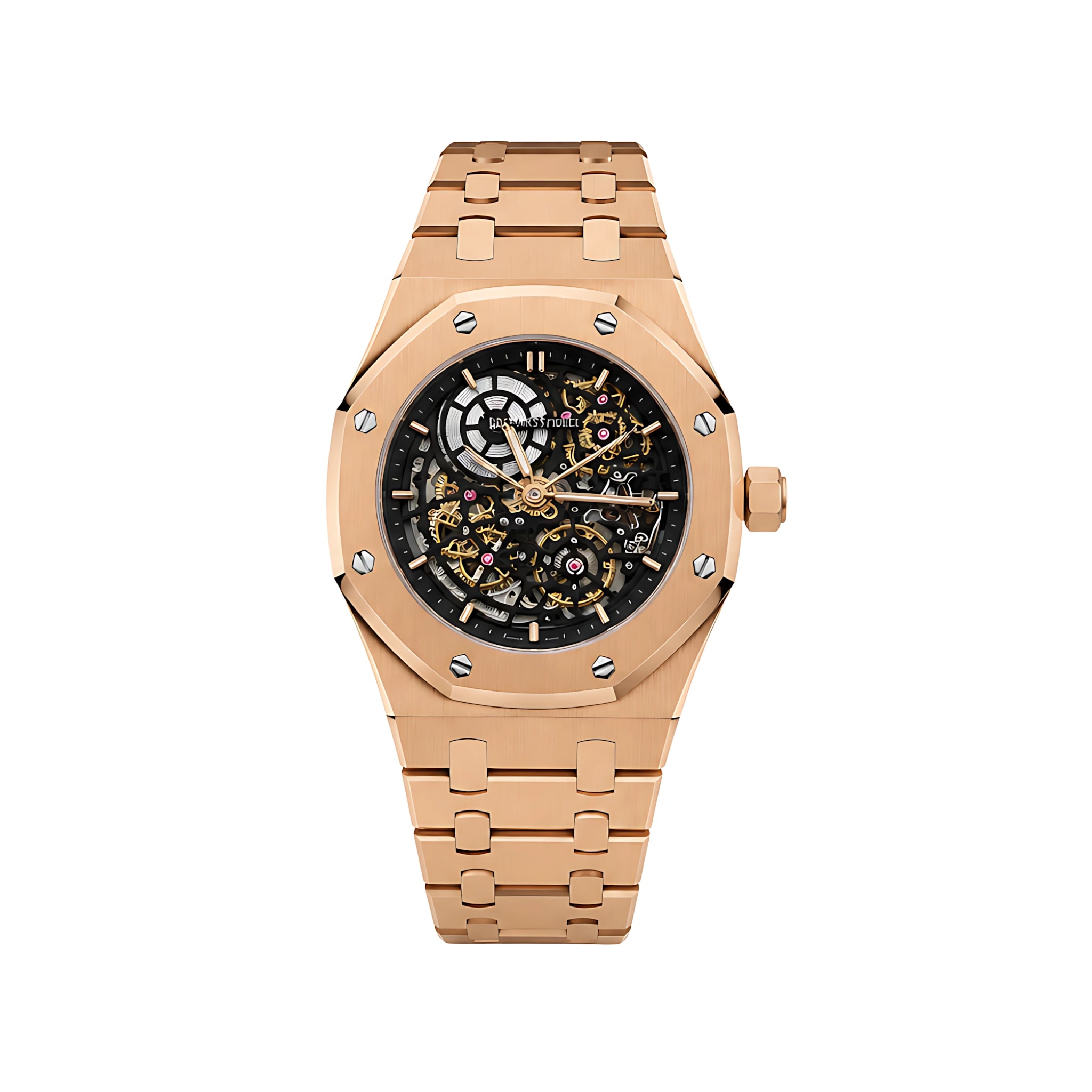 Audemars Piguet Watch | Royal Oak Double Balance Wheel Skeleton Rose Gold