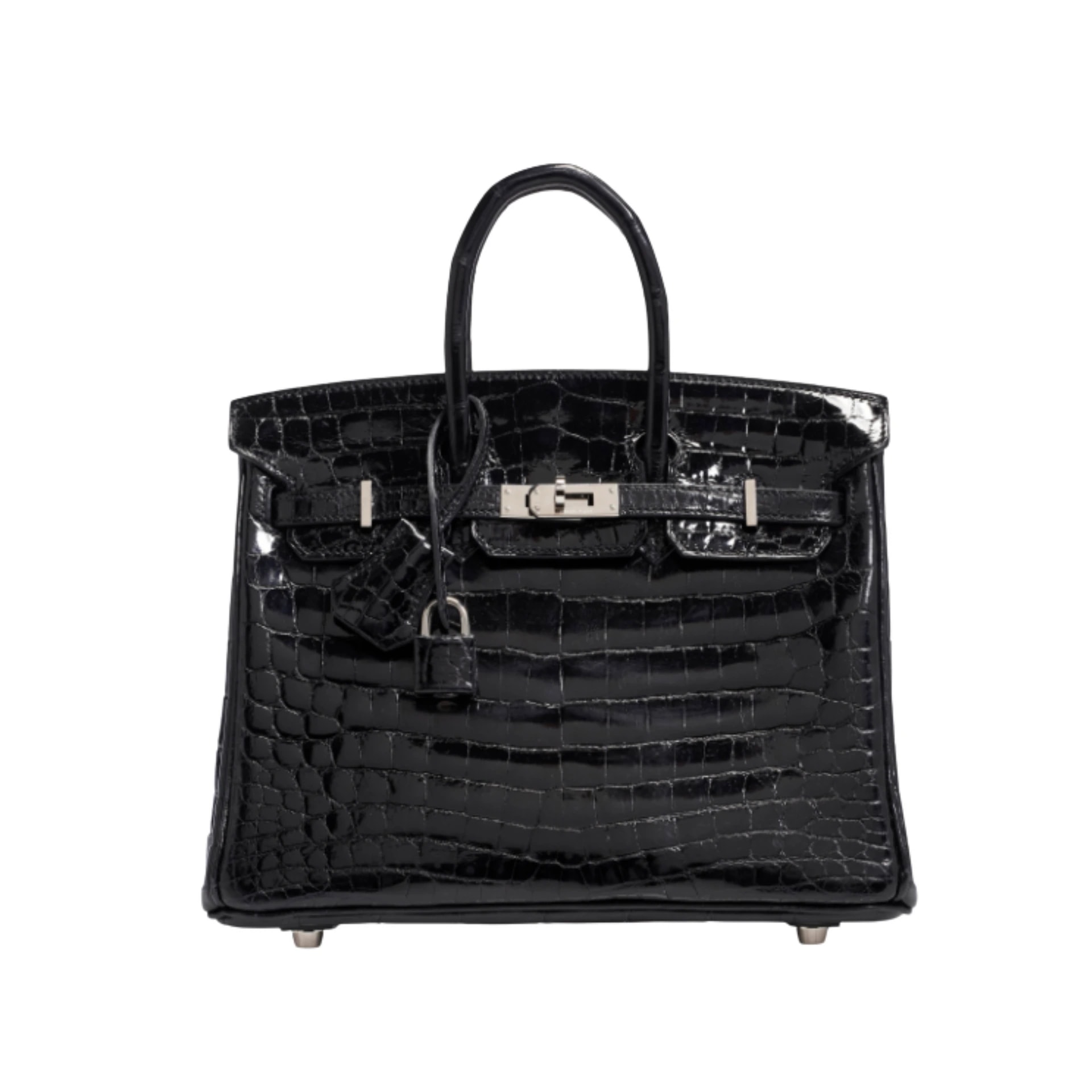 Hermès Birkin 35 Crocodile Silver Lock