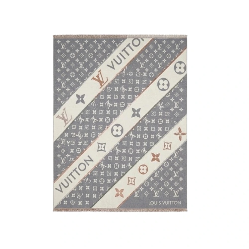 Louis Vuitton Monogram Split Slate Scarf