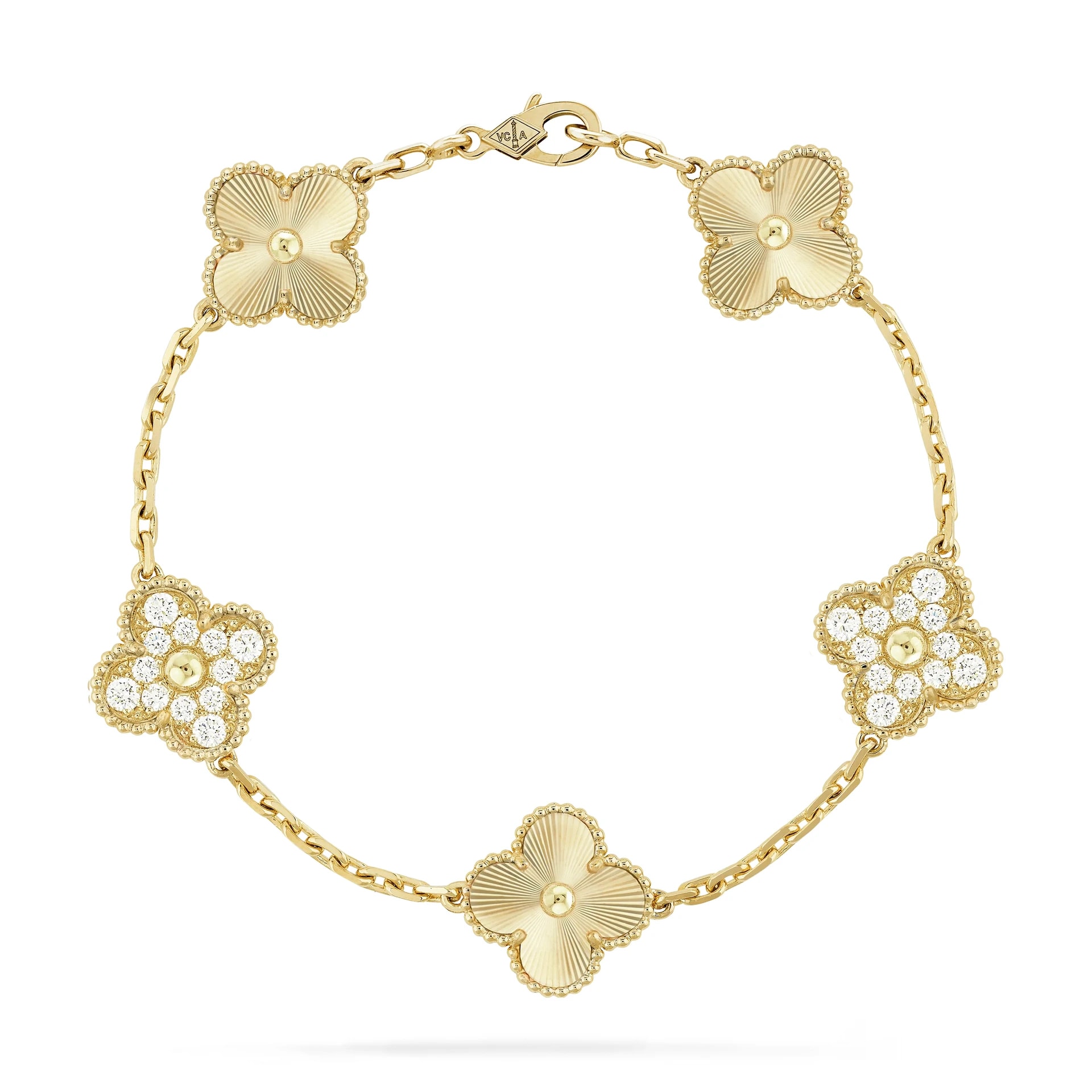 Van Cleef Vintage Alhambra Bracelet | 5 Motifs (503910711)