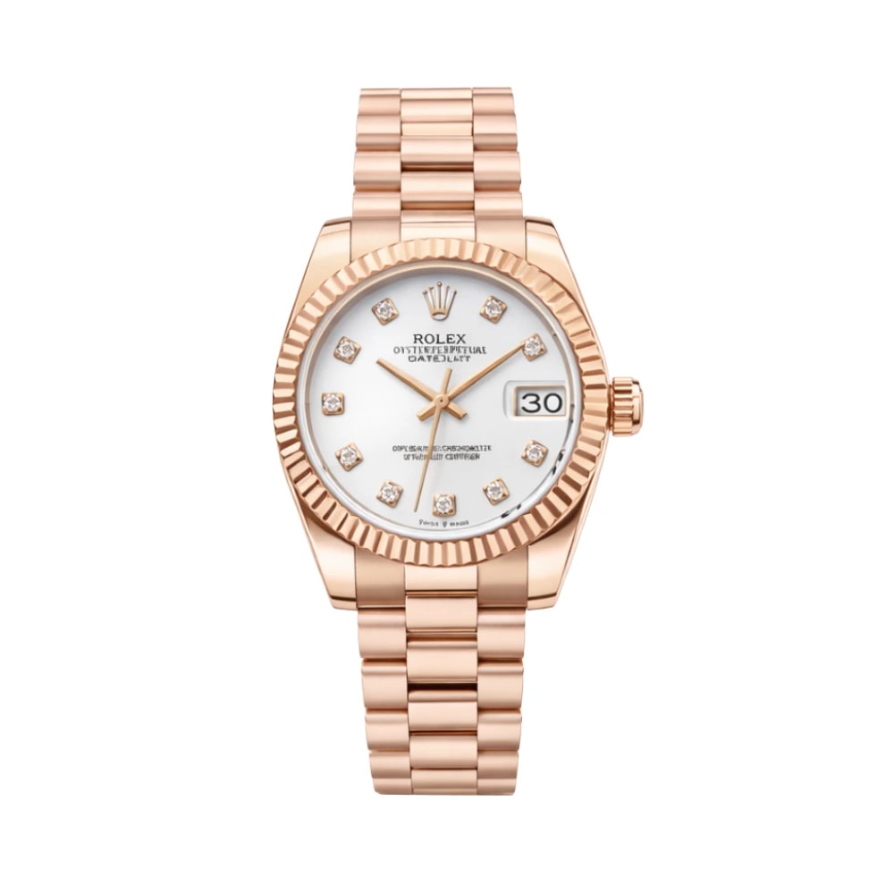 Rolex Datejust White Dial Watch