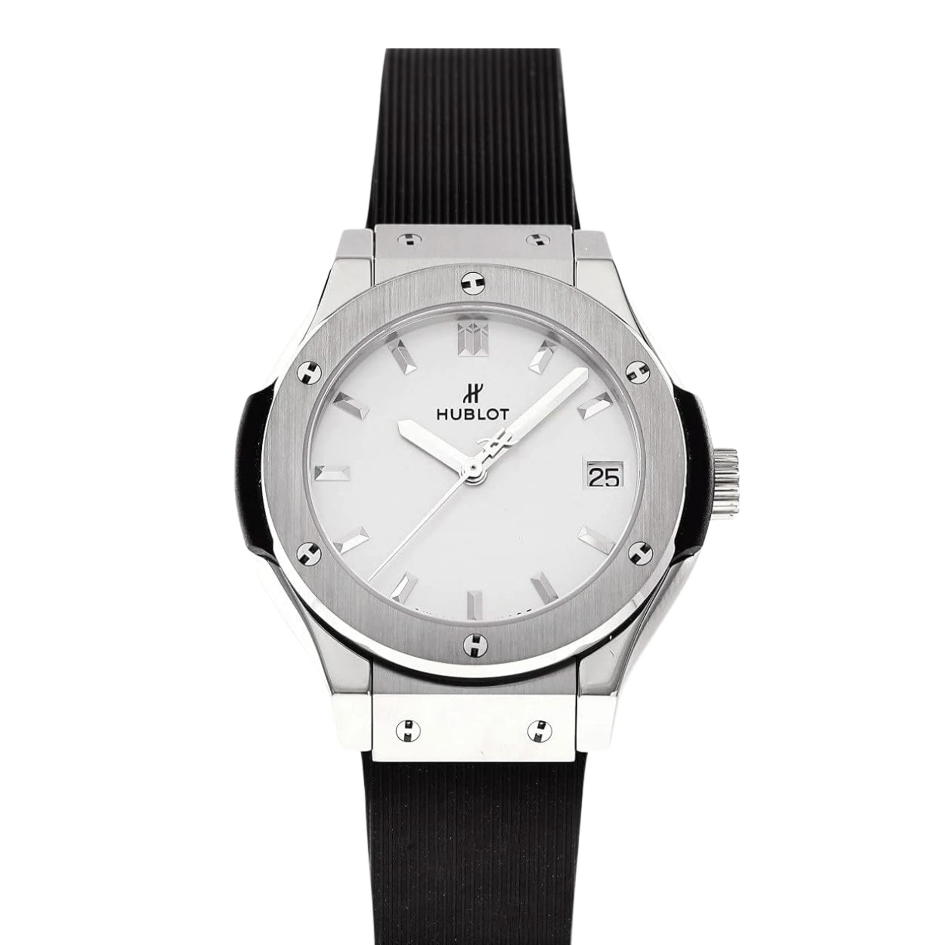 Hublot Classic Fusion Ladies Watch – Titanium Tone & Opaline Dial