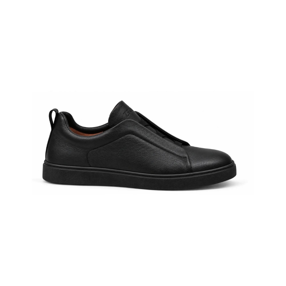 Zegna Footwear | Triple Stitch Full Black