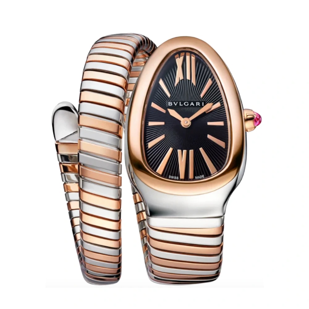 Bvlgari Serpenti Tubogas – Two-Tone Black Dial