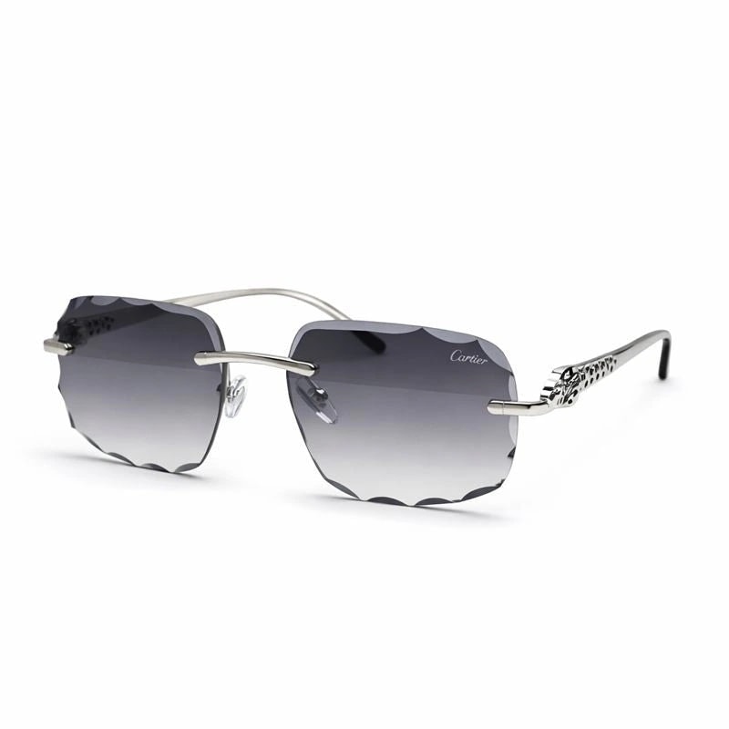 Cartier — Chic Black Aviator Sunglasses