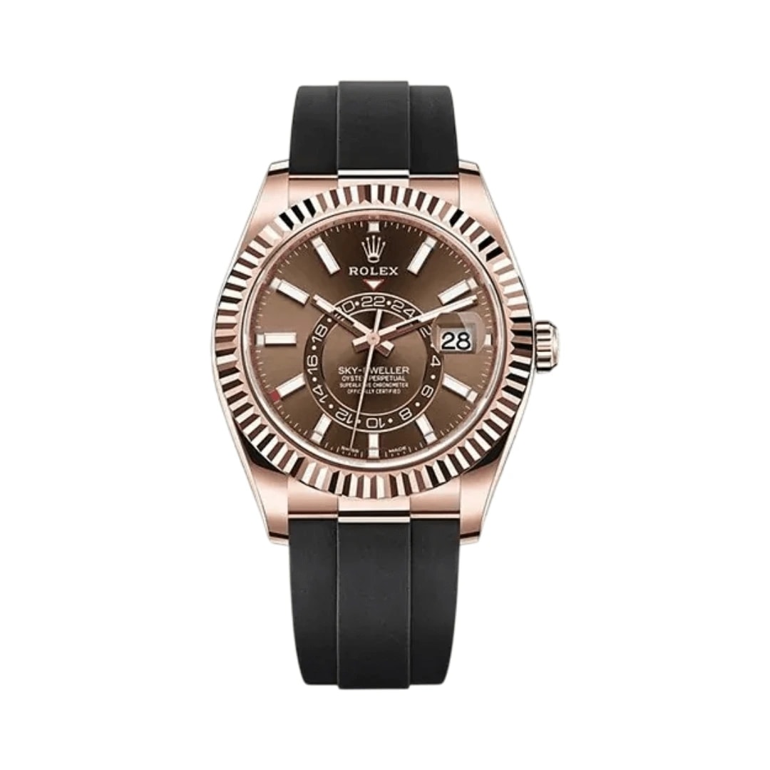 Rolex Rose Gold Chocolate Dial