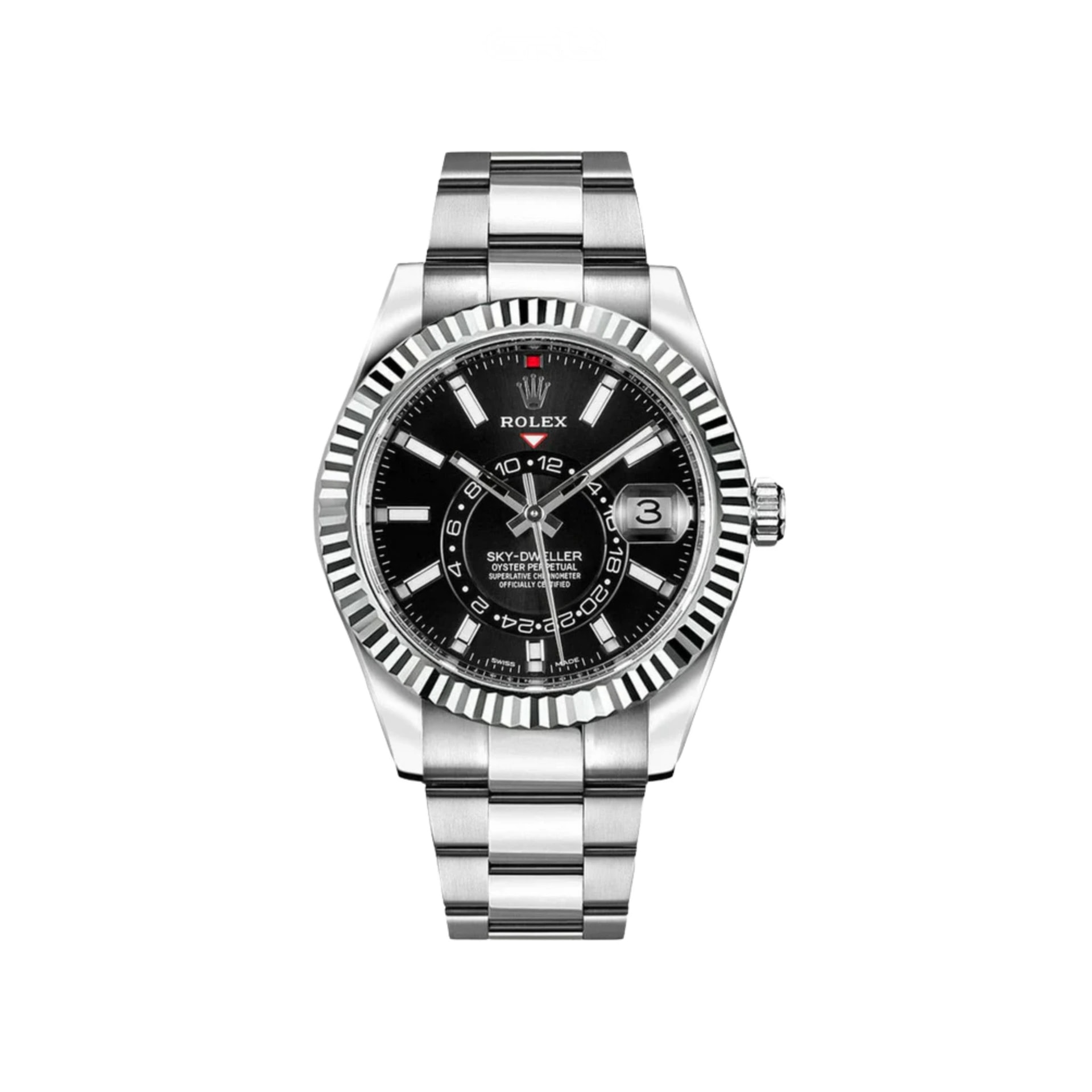 Rolex Sky-Dweller – Black Dial Silver Steel