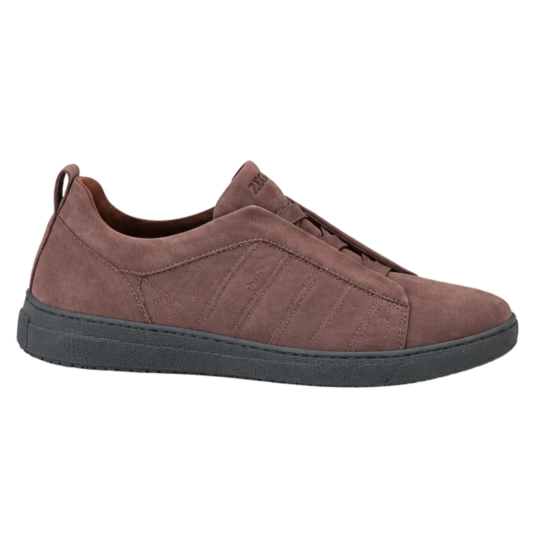 Zegna Footwear | Triple Stitch Brown (GEN-F33CA0E9-39)