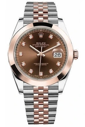 Rolex Datejust – Brown Dial Silver Brown Steel
