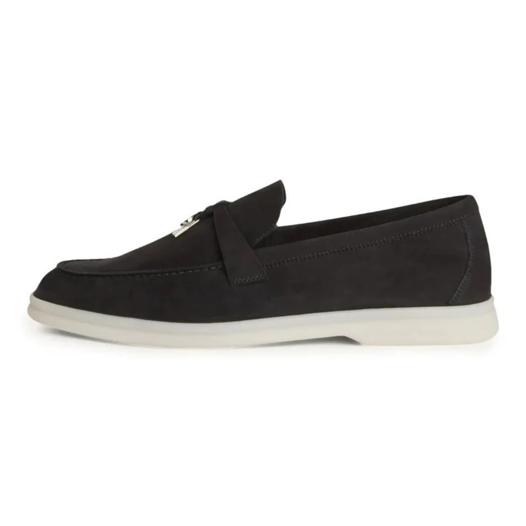 Loro Piana Footwear | Summer Charms Walk Caviar