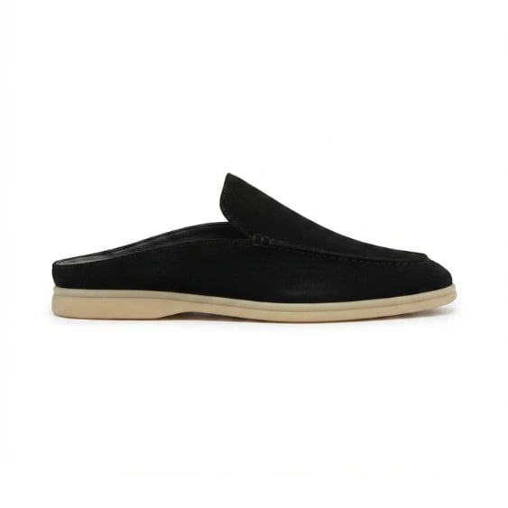 Loro Piana Footwear | Babouche Walk Black