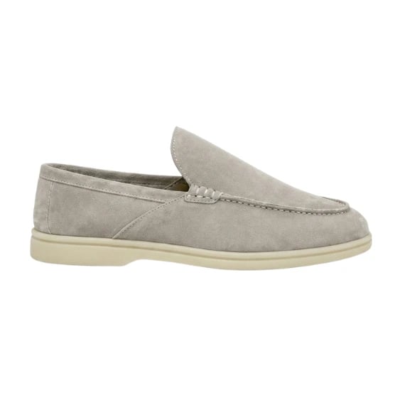 Loro Piana Footwear | Summer Walk Suede Grey