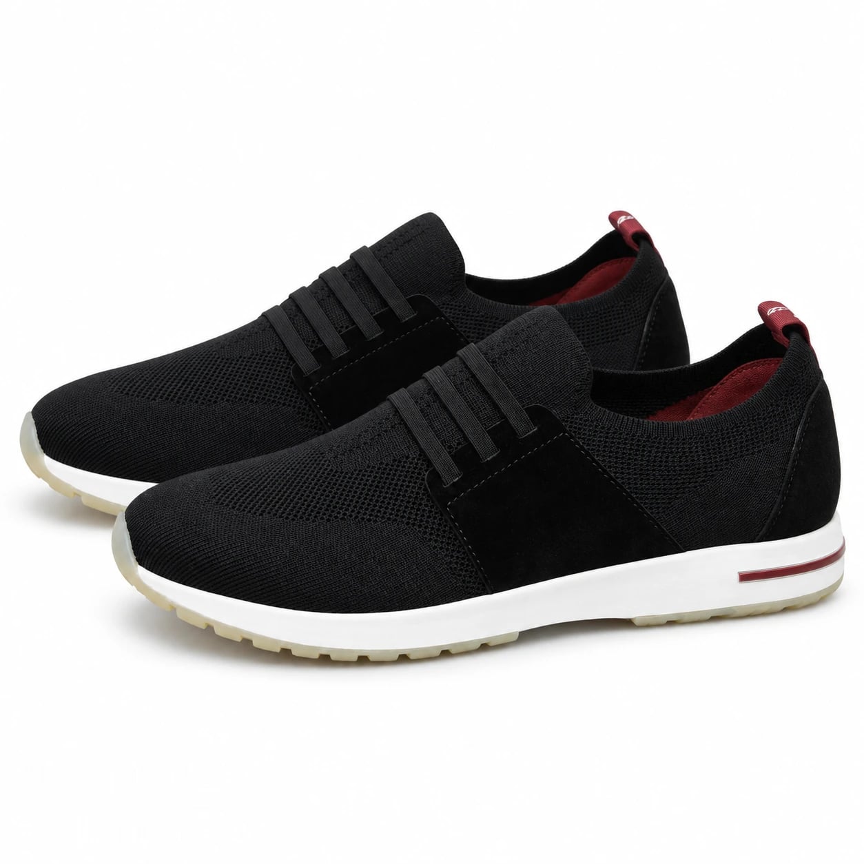 Loro Piana Footwear | Knit Elastic-Strap Black