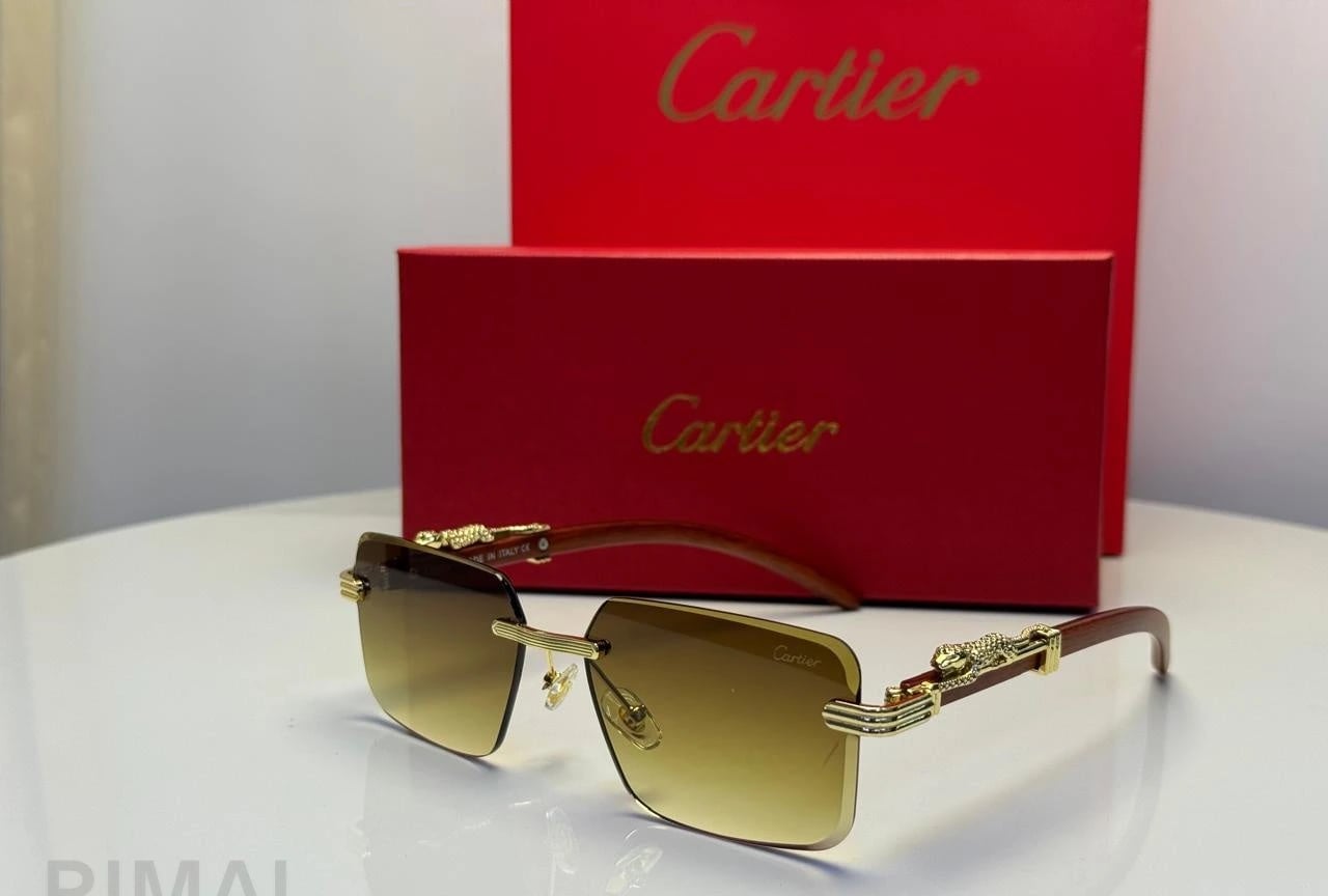 Cartier | Panthère de Cartier Rimless Sunglasses (GEN-CA65E132)